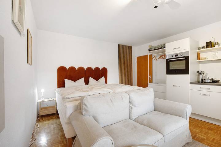 Hel enrumslägenhet, Studio Apartment 'Modernes  in Neu-Ulm' with Wi-Fi in Neu-Ulm, Schwaben (Bayern)