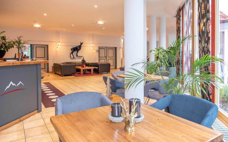 Burghotel Aschau - Standard Zimmer Bad/Dusche/Wc, TV, Küchennische mit Balkon oder Terrasse in Kampenwand, Aschau im Chiemgau