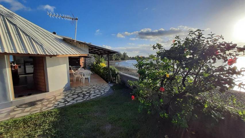 Bangalo para 5 pessoas, com jardim e vista em Tahiti