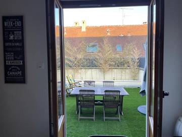 Gîte pour 4 personnes, avec terrasse à Bennwihr