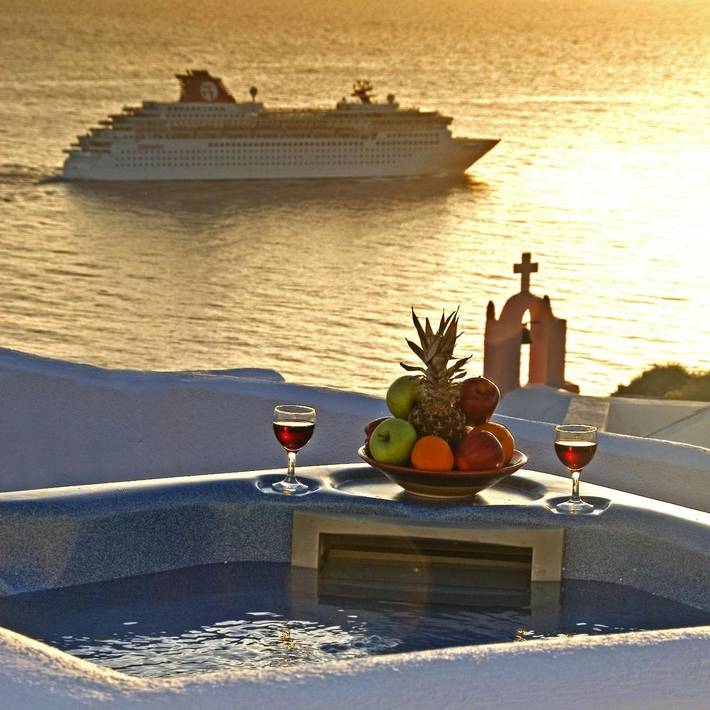 Appartement de vacances pour 2 personnes, avec piscine et terrasse ainsi que vue sur le lac et vue