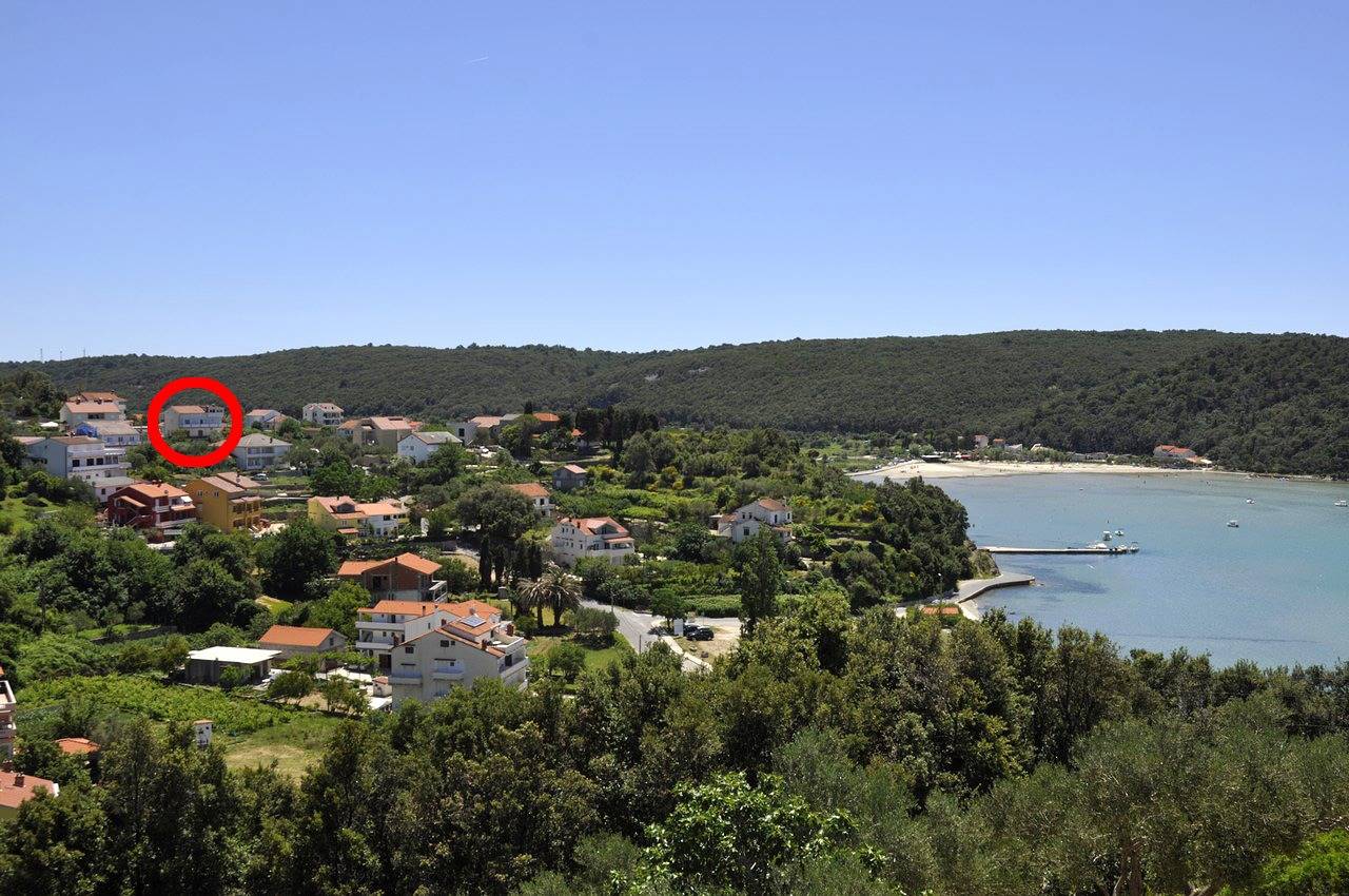 Ganze Wohnung, 1-Zimmer-Ferienwohnung mit Terrasse und Meerblick Kampor, Rab A-5064-a in Kampor, Rab