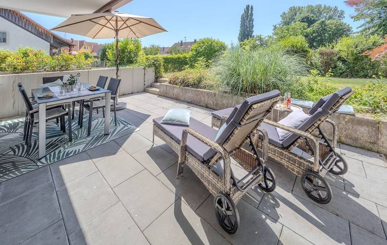 Ferienwohnung für 4 Personen, mit Terrasse in Untersee