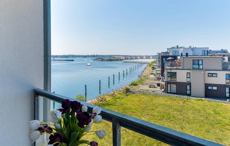 Ferienwohnung für 4 Personen, mit Terrasse und Sauna in Olpenitz