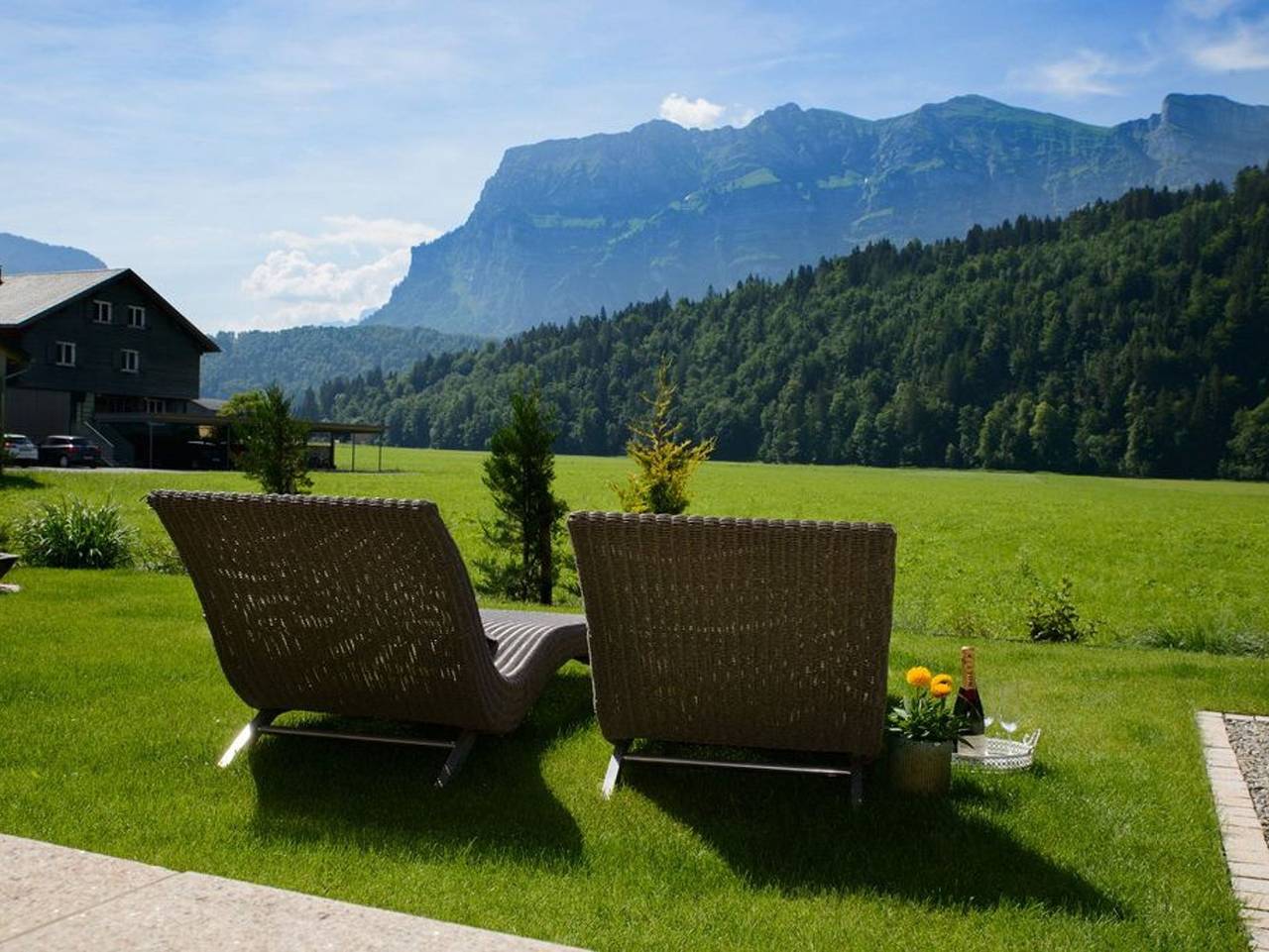 Ganze Ferienwohnung, Haus Sonne & Spa - Ferienwohnung Sonnenuntergang in Bizau, Bregenzerwald