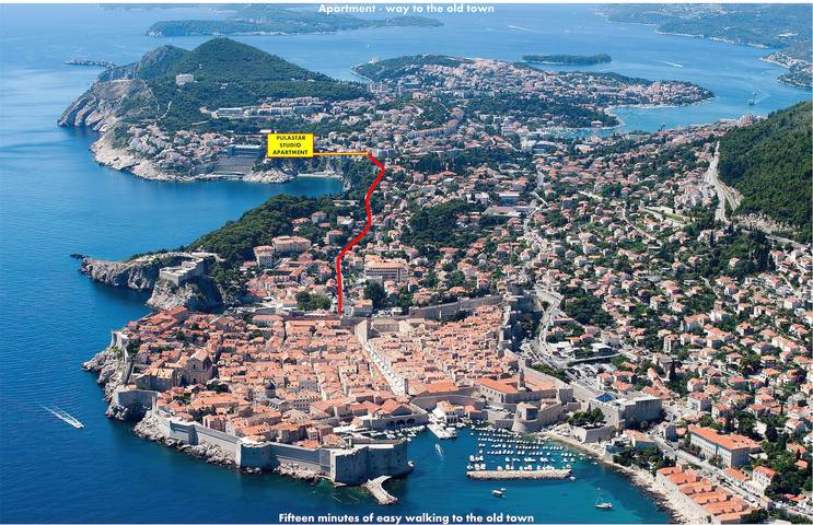 Studio für 2 Personen, mit Meerblick in Grad Dubrovnik - 2