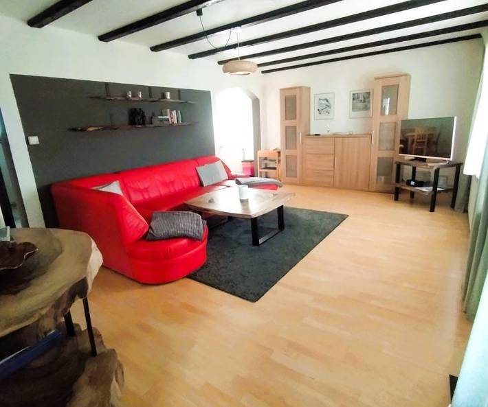 Ferienwohnung für 4 Personen, mit Balkon und Balkon/Terrasse sowie Terrasse und Garten in Arrach