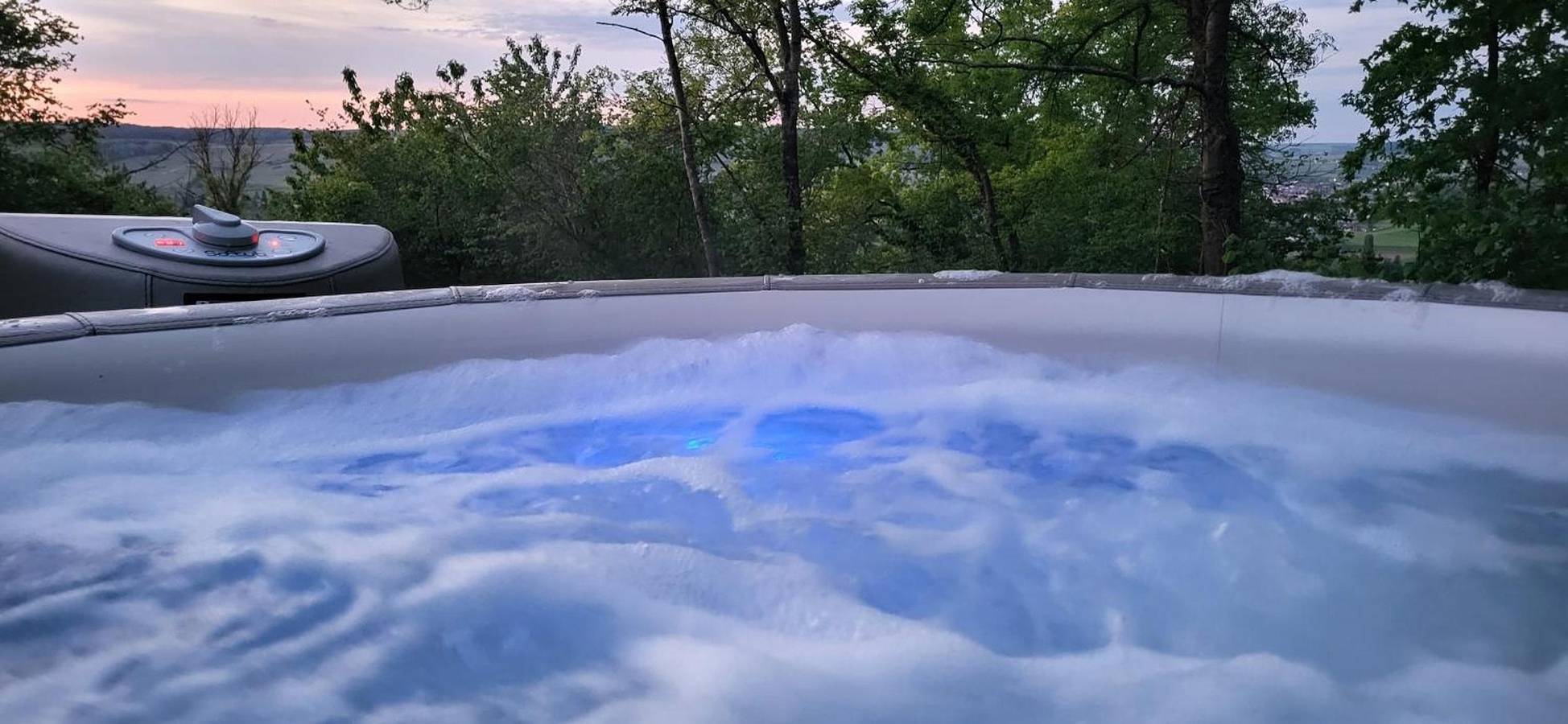 Glamping 'Les Bulles Du Coq De Champagne' avec vue sur la montagne, terrasse privée et Wi-Fi in Dormans, Marne