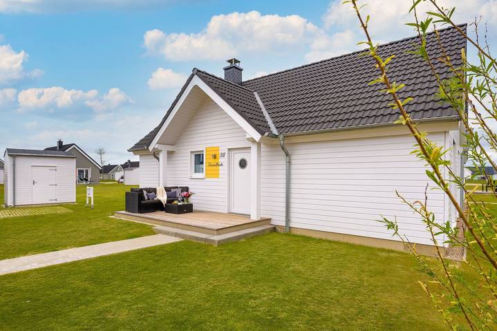 Ferienhaus für 5 Personen, mit Sauna und Garten, mit Haustier in Olpenitz