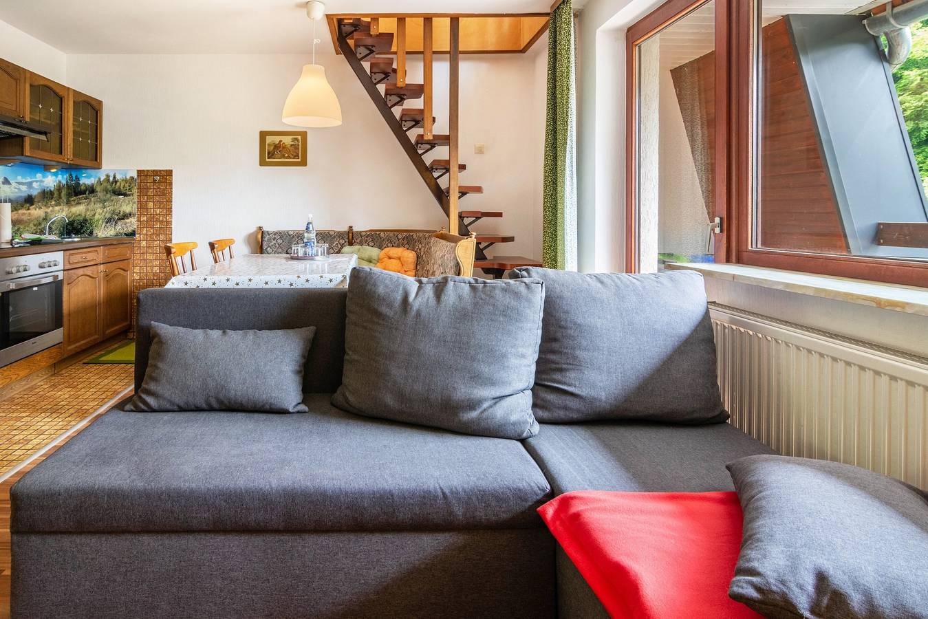 Appartement entier, Appartement 'Haus Behrendt' avec vue sur la montagne, balcon et Wi-Fi in Zorge, Harzvorland