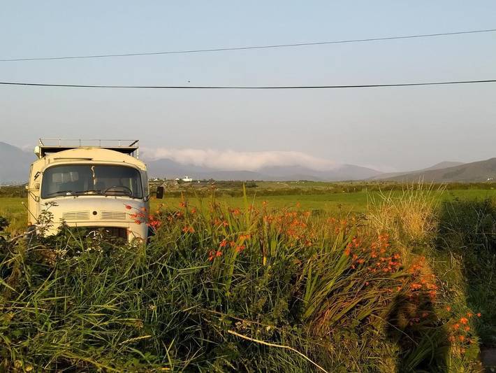 Glamping for 3 people, with Terrace and Garden as well as View in Dingle Peninsula