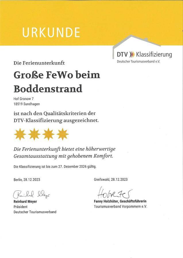 Ferienwohnung für 4 Personen, mit Terrasse und Garten sowie Sauna und Ausblick in Sundhagen - 2