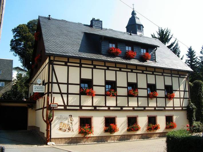 Ferienwohnung für 3 Personen, mit Balkon in Thermalbad Wiesenbad