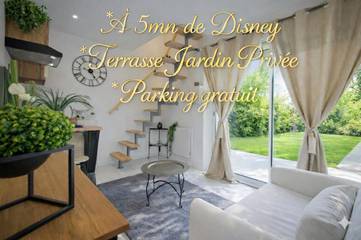 Maison d’hôte pour 3 personnes, avec terrasse et jardin dans Torcy