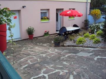 Gîte pour 4 personnes, avec terrasse, animaux acceptés dans le Haut-Rhin