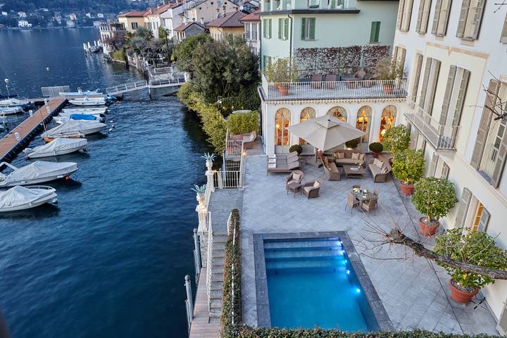 Villa für 17 Personen, mit Balkon am Comer See