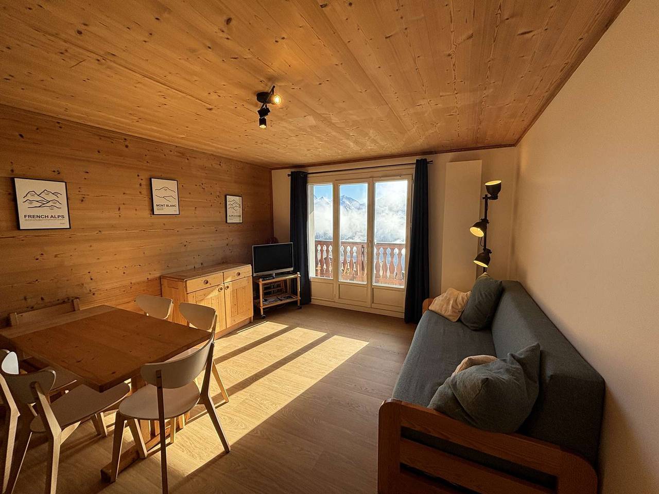 Geheel appartement, Vakantieappartement voor 6 personen met balkon in Huez, Écrins Nationaal Park