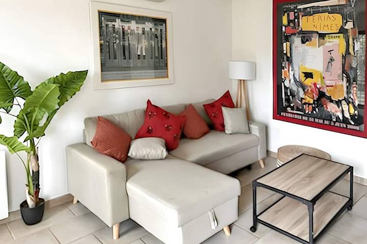 Maison de vacances pour 6 personnes, avec jardin, animaux acceptés à Nîmes