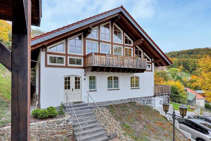 Ferienwohnung für 6 Personen, mit Balkon und Sauna in Stolberg (Harz)