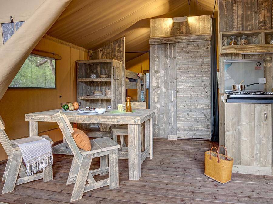 Camping Sandaya Col Vert - Safarizelt 4 personen - Lodge 4p 2ch **** in Vielle-Saint-Girons, Côte d’Argent