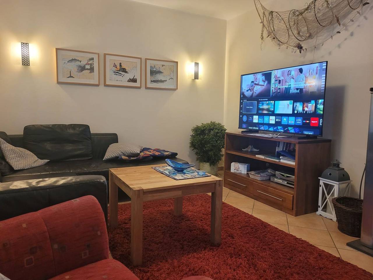 Ganze Wohnung, Gehobene ebenerdige Ferienwohnung direkt am Deich in Fedderwardersiel in Fedderwardersiel, Butjadingen