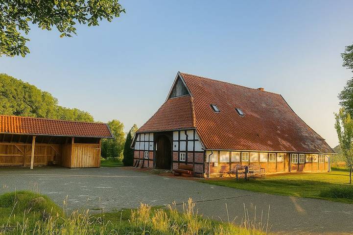 Ferienhaus für 14 Personen, mit Garten in Osnabrücker Land