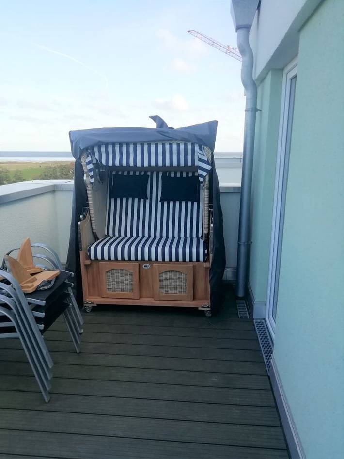 Ferienwohnung für 2 Personen, mit Seeblick und Ausblick sowie Terrasse in Schillig - 2
