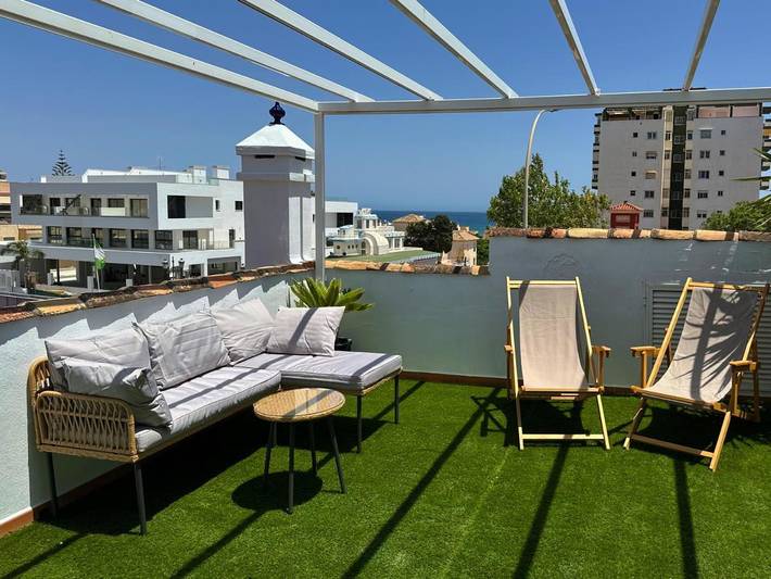 Ferienhaus für 10 Personen, mit Terrasse und Ausblick