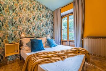 Gîte pour 2 personnes, avec terrasse et vue à San Pellegrino Terme