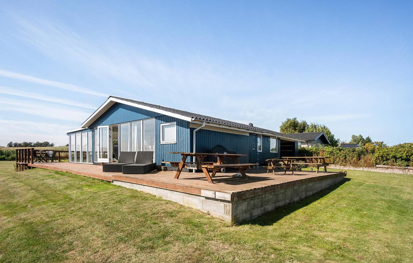 Feriehus for 6 personer med have in Helnæs, Lillebælt