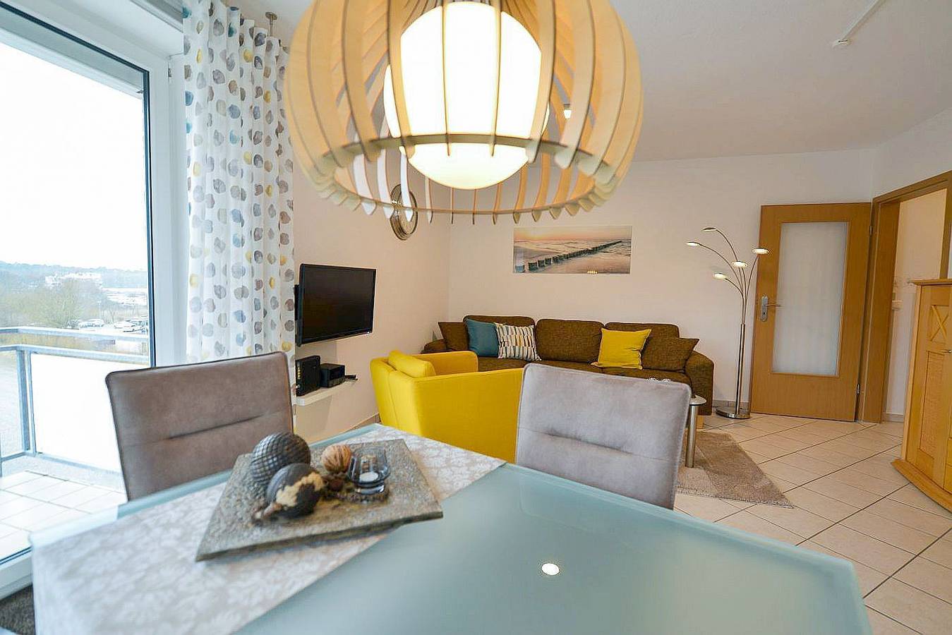 Ganze Wohnung, Genießen Sie Ihren Urlaub in der Wohnung Hs14 im 3. Stock mit Südostbalkon. in Sahlenburg Strand, Cuxhaven