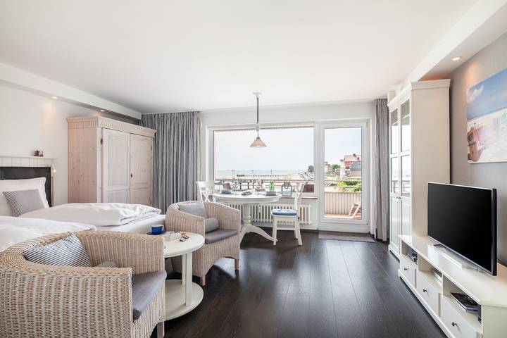 Ferienwohnung für 2 Personen, mit Balkon und Ausblick in Wyk auf Föhr (Stadt) - 2