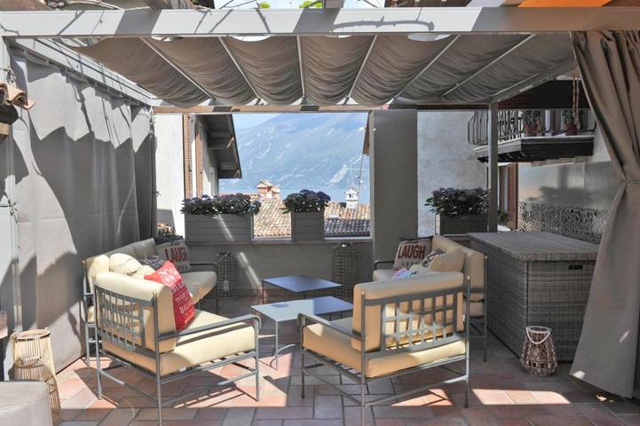 Vakantieappartement voor 3 personen, met tuin in Limone sul Garda