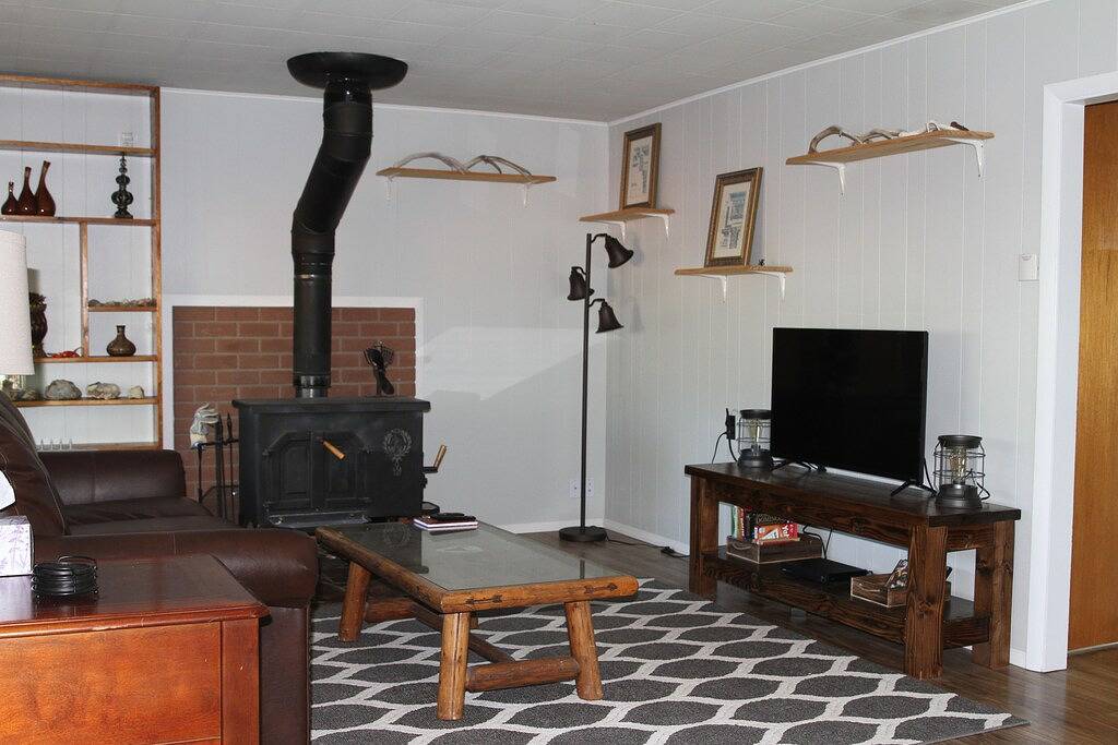 Gemütliche Hütte am Creek 30 Meilen vom östlichen Eingang von Yellowstone in Cody (WY), Absaroka Range