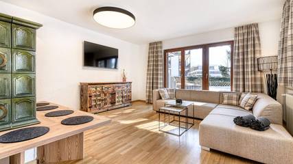 Ferienwohnung für 2 Personen, mit Ausblick und Garten sowie Terrasse, kinderfreundlich in Schruns