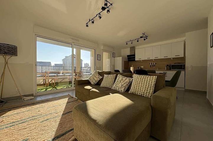 Gîte pour 6 personnes, avec balcon à Laxou