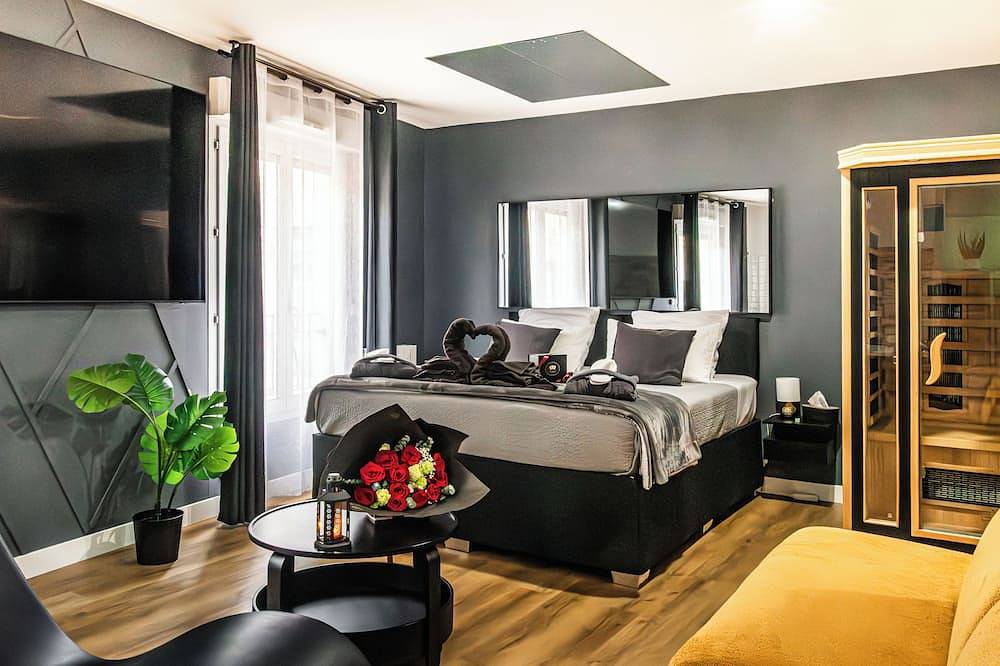 Apartamento entero, Suite&Spa - Love Room Jacuzzi&Sauna in Vienna in Vienne (Isère), Región de Vienne