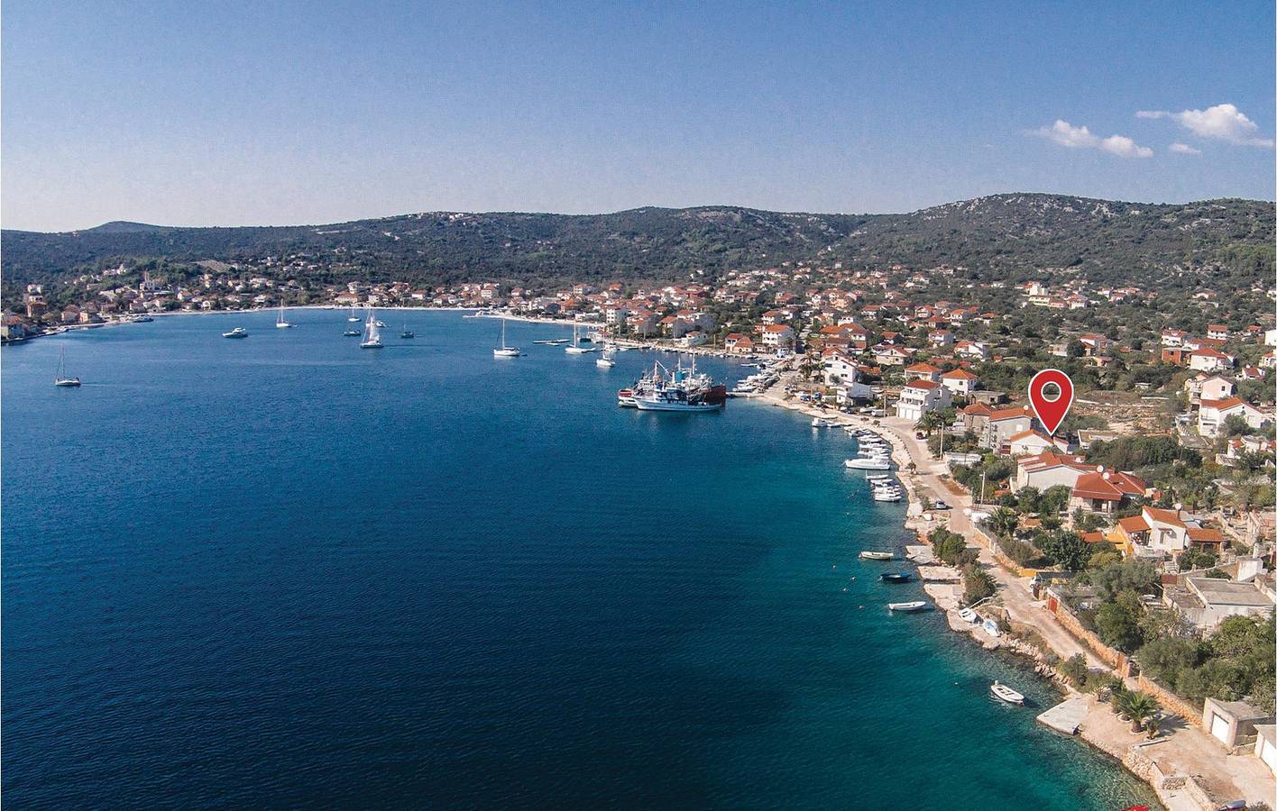 Cały apartament wypoczynkowy, Apartament wakacyjny dla 4 osób z taras in Vinisce, Żupania splicko-dalmatyńska