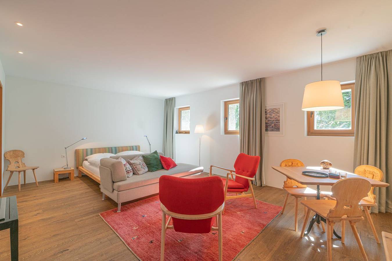Ganze Wohnung, Chesa Piol Studio – Modernes Studio mit Aussicht & Wellness in Bregaglia, Sankt Moritz