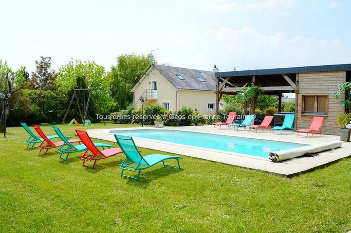 Gîte pour 6 personnes, avec jardin