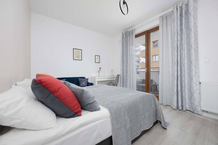 Gîte pour 10 personnes, avec balcon/terrasse, adapté aux familles à Varsovie - 3