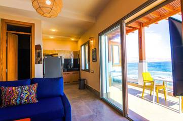 Gîte pour 2 personnes, avec terrasse à Taghazout (village)