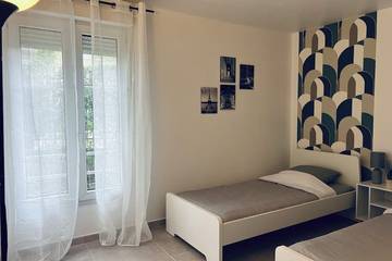 Appartement De Vacances pour 6 Personnes dans Bussy-Saint-Georges, Seine-et-Marne, Photo 3