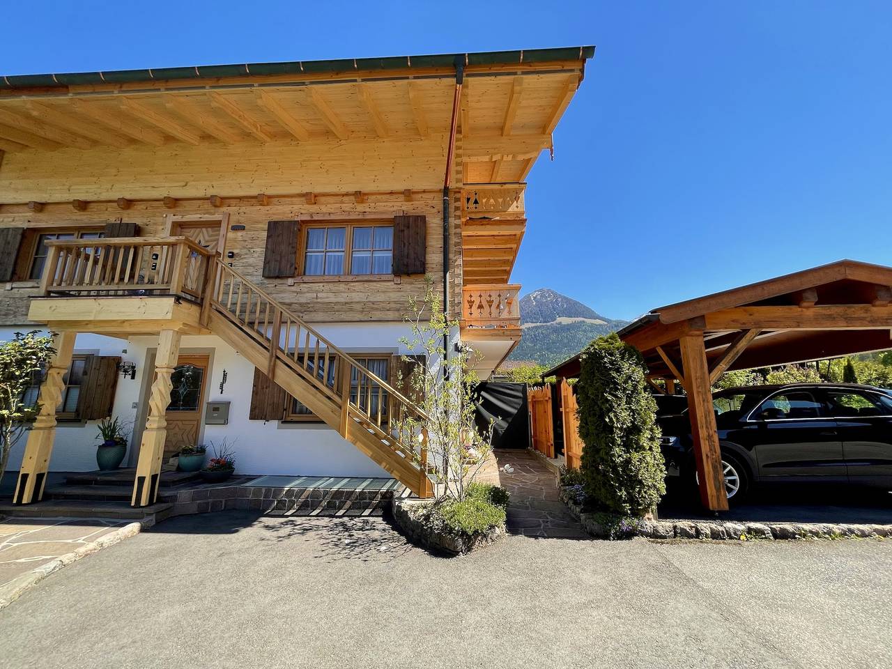 Ganze Ferienwohnung, Haus Hochlenzerblick - Ferienwohnung Hochlenzerblick, 1-2 Personen, 86 qm, separates Schlafzimmer, Küche, Wohnzimmer, Du/Wc, Balkon in Schönau am Königssee, Berchtesgadener Alpen