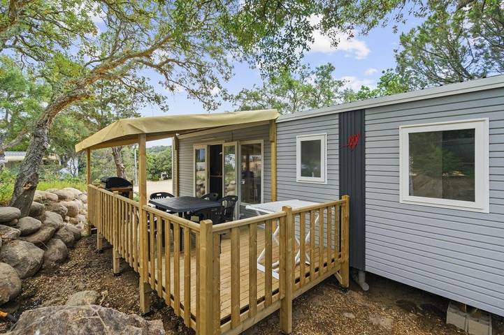Mobil home pour 6 personnes, avec terrasse à Pianottoli-Caldarello - 4
