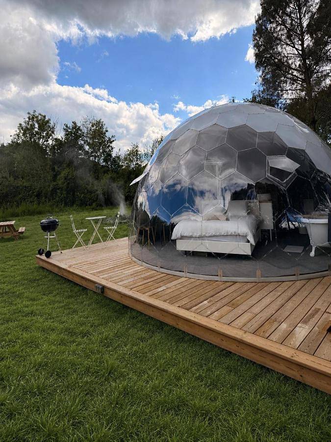 Gîte pour 2 personnes, avec Jacuzzi et Terrasse ainsi que Jardin et Vue à Cavignac - 3