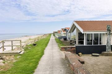 Ferienhaus mit Meerblick für 4 Personen, mit Sauna und Terrasse in Südjütland