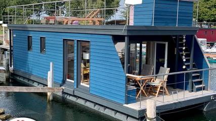 Boot für 4 Personen, mit Ausblick und Terrasse, kinderfreundlich in Großenbrode