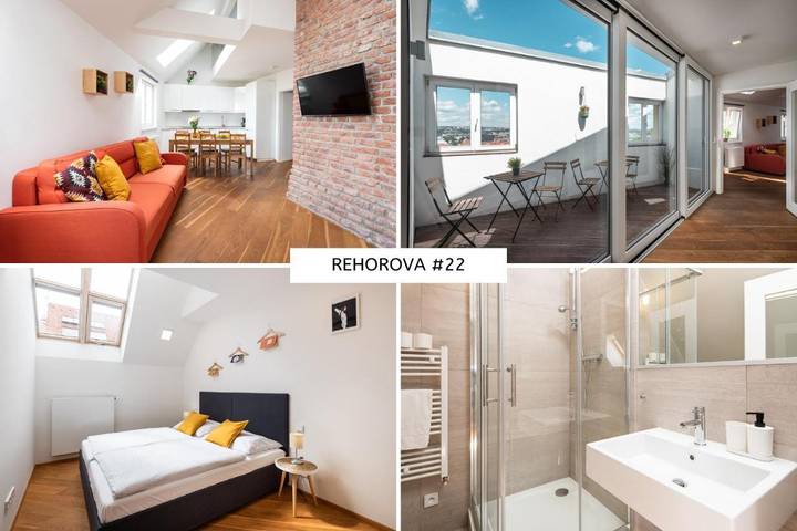 Loft dla 5 osób, zwierzęta dozwolone w Praga