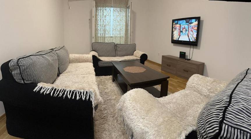 Appartement de vacances pour 4 personnes, avec Balcon ainsi que Terrasse et Vue